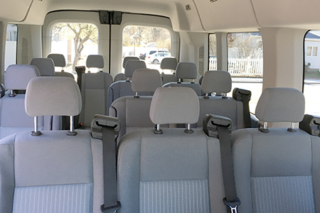 ford transit interior